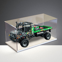 Acrylic dust box applies Lego 42129 Mercedes Benz Cross country truck building block transparent display cover