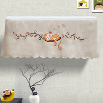 A hang-up air conditioning cover 1-1 5P Gree boot does not take the hang-up cover cartoon embroidery indoor dust cover