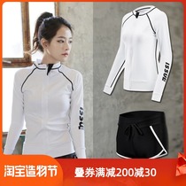 Sports fitness yoga outerwear Shorts Light slim high stretch sports fitness pants shorts Anti-top jacket