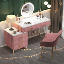 Dresser 2021 New modern minimalist Home Nordic Makeup Table Bedroom Girl with lamp mirror Makeup Desk