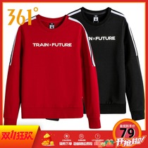 361 Degree Womens sports sweater 2020 Spring NEW long sleeve T-shirt 361 round neck pullover casual womens clothes