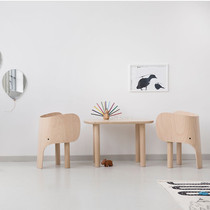 ins Explosive Custom Nursery Decor Stool Elephant Dwarf Stool Kindergarten Student Writing Study Desk Chair