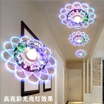  led Aisle light Corridor light Entrance light Foyer light Downlight Ceiling light Bulls eye light Living room ceiling crystal spotlight
