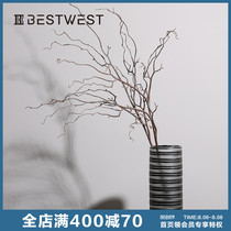 BEST WEST dragon beard willow branch simulation plant ornaments model guest hall decoration simulation flower floral decoration