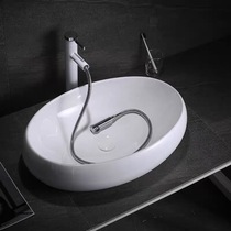 Taiwan basin Oval wash basin wash basin single basin wash basin bathroom balcony basin 30 40cm wide