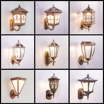 Solar wall lamp LED outdoor waterproof courtyard lamp Home European-style Wall lamp outdoor balcony wall lamp door light