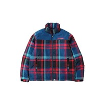 Japan Kyoto BAPE CHECK DOWN JACKET mens CHECK stand collar DOWN JACKET 1109