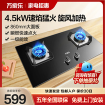 Home kitchen Desktop Embedded natural gas Liquefied Gas double-cooker for Halloween KA033B Fire Gas Cooker
