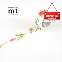 Spot the whole roll of Japan imported MT and paper tape EX series flower R MTEX1P60