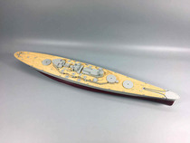 Full 350024 1:350 North Carolina Battleship wooden deck anchor chain with trumpeter 05303