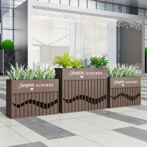 Outdoor wrought iron flower box sales department villa landscape flower trough garden outdoor flower pot commercial street square outside flower stand