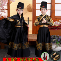 Childrens Ming-made Hanfu Chinese style ancient costume boy chivalrous style Tang costume Jinyili Wei flying fish clothing performance costume