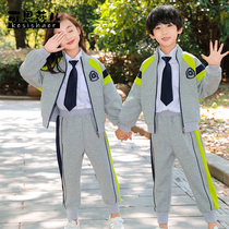 Kesha Chunqiu new product teacher childrens sports suit primary school uniforms kindergarten uniforms kindergarten uniforms