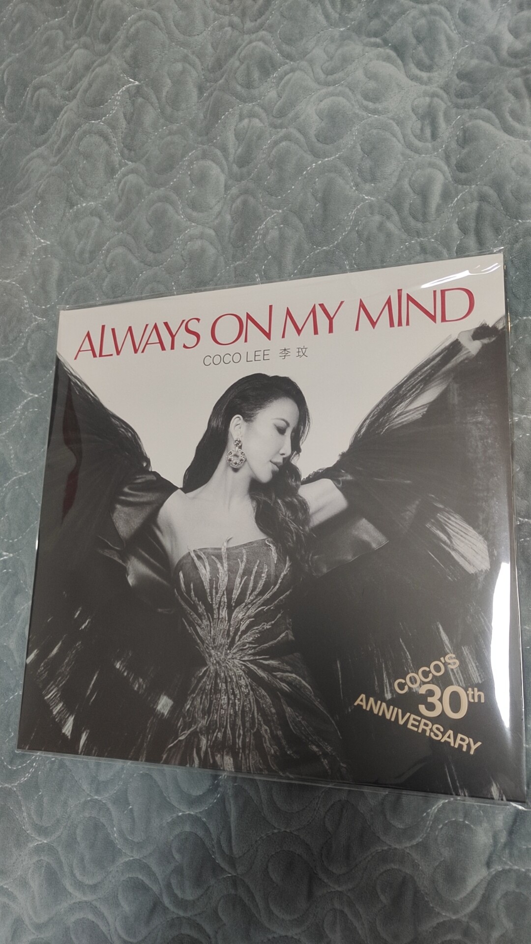 正版李玟CoCo Lee 你在我心上红黑彩胶LP Always On My Mind-淘宝Taobao