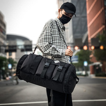 Tide Card Multifunction Single Shoulder Inclined Satchel Bag Mens Double Shoulder Bag Independent Shoe Position Travel Backpack Woman Cylinder Handbag Bag