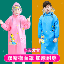 Childrens raincoats boys and girls kindergarten Primary School ponchos go to school with schoolbags baby children raincoats rain gear