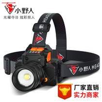 Cross-border explosive L2 strong light headlight induction miners lamp USB charging wild fishing long-range outdoor head-mounted flashlight emergency