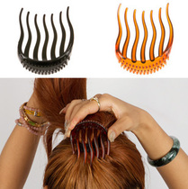 Korean version of the hair clip hair accessories headdress new disc hair device fluffy ponytail hair tools plug comb hair comb full