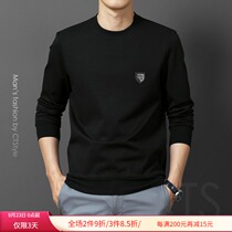 Autumn mens long sleeve t-shirt round neck sleeve sweater spring and autumn mens business casual clothes new autumn clothes