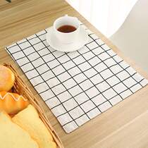 Table mat plate Western mat North European linen napkin 