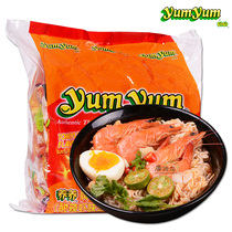 Thailand imported instant noodles maintenance brand winter Yingong hot and sour shrimp noodle soup instant noodles 70g * 5 packs (2 packs)