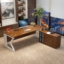 Office table and chair combination simple modern boss single large class computer desk boss desk office