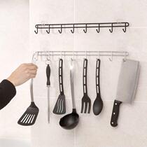  Hot selling model punch-free strong sticky hook Kitchen kitchenware row hook Wall-mounted wall-free nail-free load-bearing seamless viscose hook