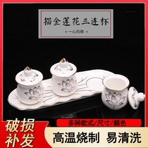 Water purification Cup home Buddha pre-Buddha holy water cup set Guanyin for the Buddha Cup Temple great sorrow curse for Cup Buddhist supplies