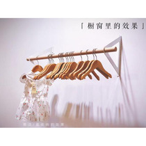 ins Net red clothing store hangers childrens clothing store coat rack Nordic wall-mounted hangers mens and womens clothing hangers