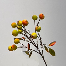 Decoration Placing Hotel Folk Branches Autumn Colors High Realistic Emulation Dry Branches Fruits Camela Rids Red Fruits