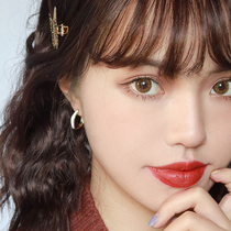 925 sterling silver color wave earrings womens simple cold style twisted dripping glaze earrings net red retro ear jewelry