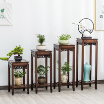 Flower stand solid wood new Chinese living room floor-standing flower stool shelf indoor flower table flower pot flower table simple modern