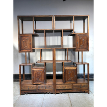 Huanghua Pear Flower and Bird Bogu Frame Two-Piece Set-AD3397