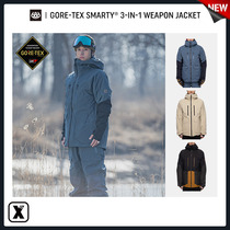 Vulnerable EXDO]W23 new product 686 snowboard suit mens waterproof GORE-TEX Smarty three-in-one