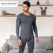 Schiesser Shuya thermal underwear mens set plus velvet thick autumn clothes autumn and winter amino 3 5X