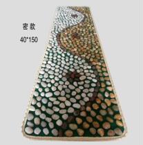 Natural shiatsu board Rain stone pebbles foot massage pad Health trail stone road massager 40*150CM