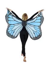 CUHK Boy Dance Polyester Butterfly Sleeve Neck Butterfly Cape Decorated Butterfly Cape and Europe and Europe Belly Dance Butterfly Wings