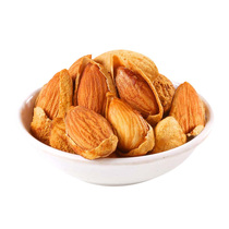 Xinjiang first-level large NP thin shell Alba creamy flavor with shell nuts dried fruit 500g bag partial peach kernel New