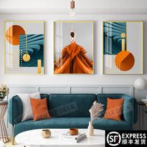 Nordic Style Light Lavish Living Room Decoration Painting Sofa Background Wall Hanging Painting Modern Minima Restaurant Bedroom Minima Mural