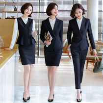 Professional suit female new hotel front desk manager property customer service reception work clothes suit sales tooling suit