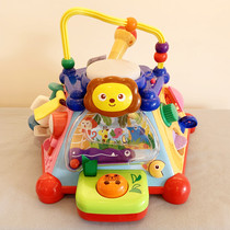 Japanese royal puzzle childrens multi-function fitness music box Early education hexahedral house finger exercise unlocking toy