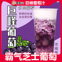 1 25kg Jufeng grape juice commercial concentrated juice full cup of tea sweet meat grape milk tea shop special raw materials