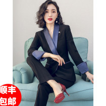 High-end professional suit Goddess Fan President business dress fashion white-collar work suit Formal occasion work clothes