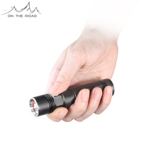 On the road M6 mini strong light flashlight rechargeable self-defense household small flashlight long-range outdoor waterproof super bright
