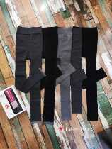 fsfs 8868-3 net version of high waisted cotton with polished women micro-pressed leggings ankle-length pants warm pants