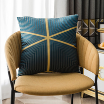 Nordic minimalist holding back cushion cover modern light lavish fabric Thickened Living Room Sofa Large headboard leaning pillow with core