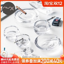 Turkey imported Nude handmade crystal glass creative large ashtray personality European living room cigar cylinder