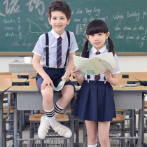 Childrens Strap Pants Show Boys Four Piece Start School Teacher Festival Choice Graduate Girls Performance Supporting Ceremony