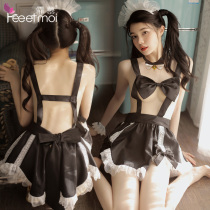 Sex lingerie female sexy lady maid dress emotional uniform seduction passion suit sex clothes transparent pajamas