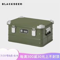 Black Deer Outdoor Camping Aluminum Alloy Containing Box Large Capacity Storage Equipped With vehicle Boxes Camping Grocery Boxes